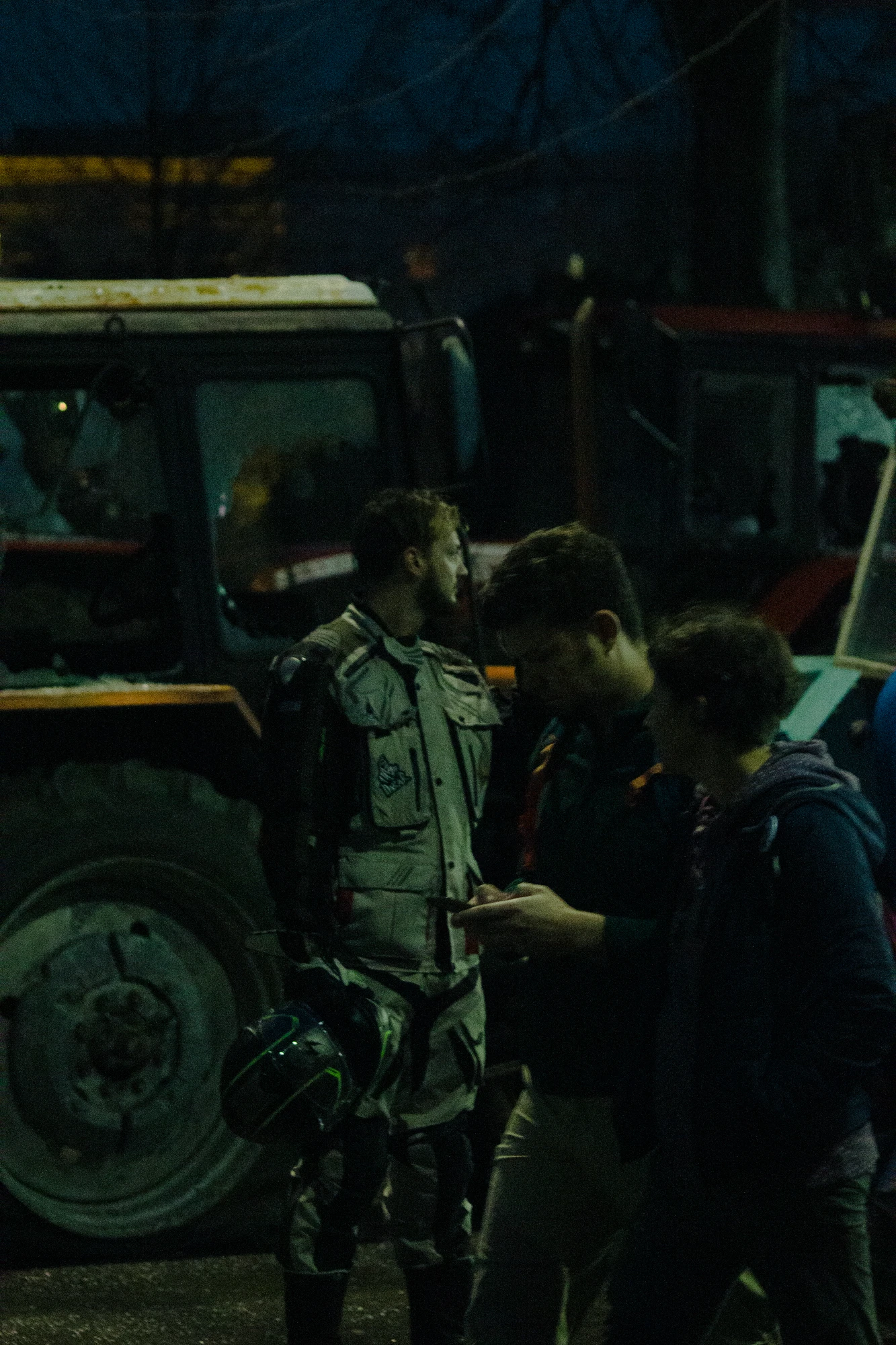 A random scene from the riots in Belgrade